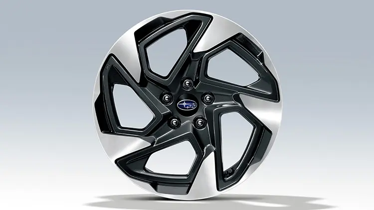 クロストレック Limited 225/55R18 オールシーズンタイヤ&18インチアルミホイール(ダークメタリック塗装+切削光輝)