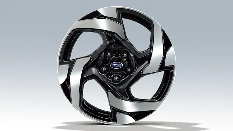 クロストレック Premium S:HEV EX 225/55R18 オールシーズンタイヤ&18インチアルミホイール(ダークメタリック塗装+切削光輝)(ストロングハイブリッド用)
