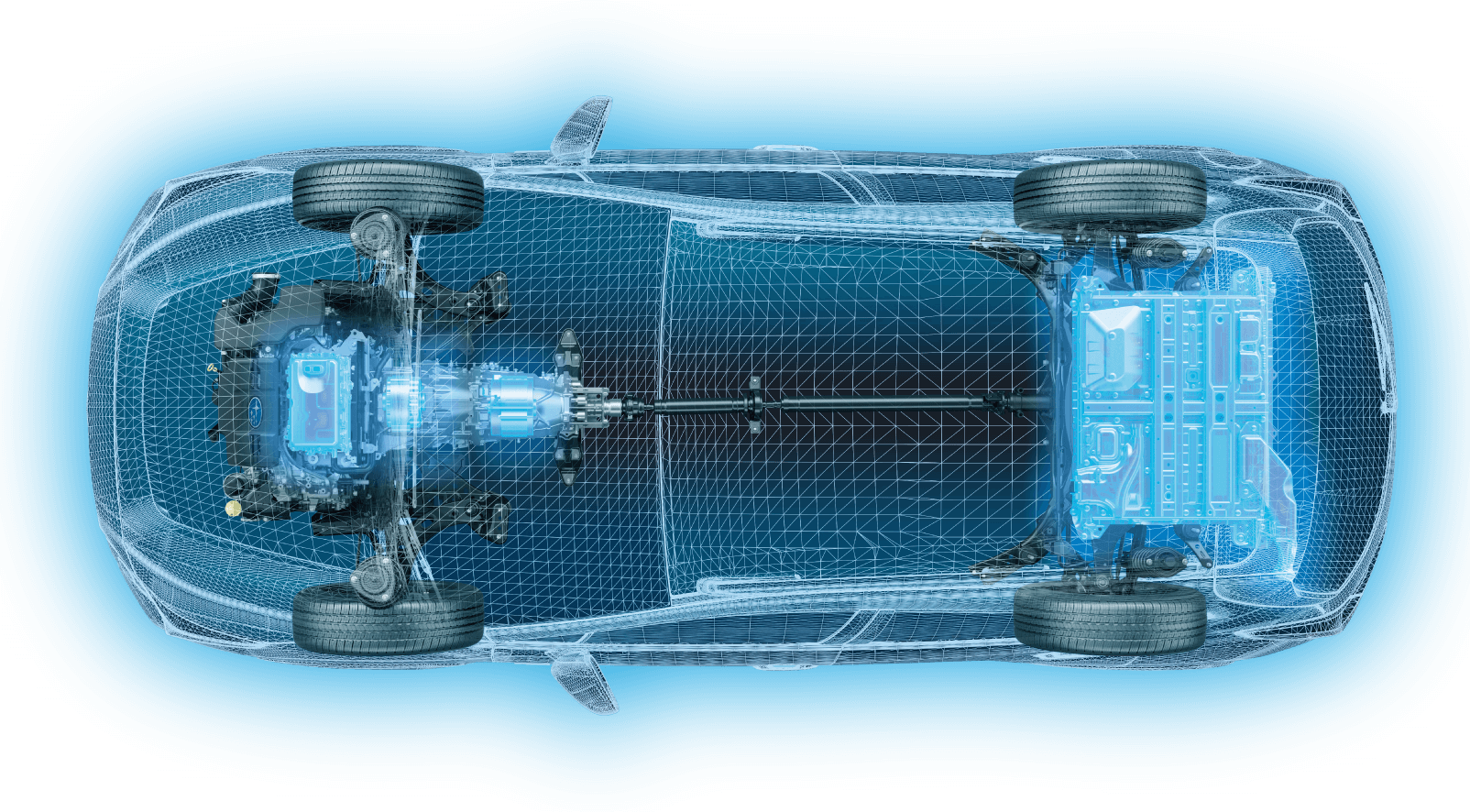 新開発2.5L BOXERエンジンとモーター イメージ