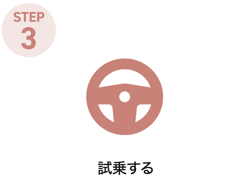 STEP3：試乗する